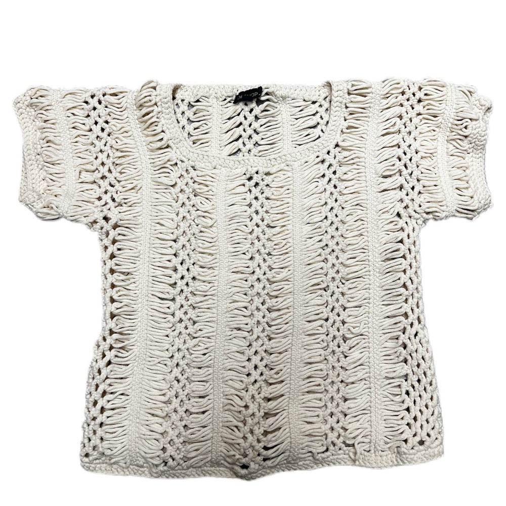 TOPSHOP crochet top